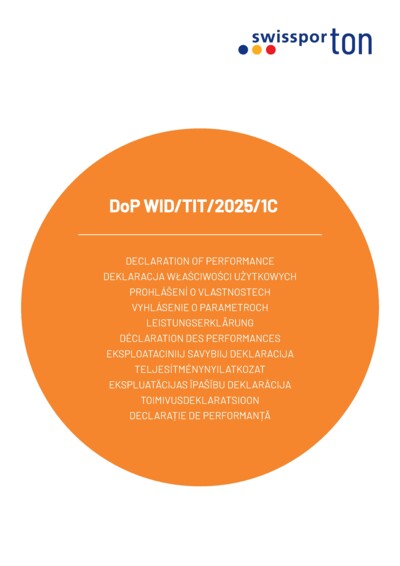 Deklaracja Właściwości Użytkowych (DOP) - TITANIA