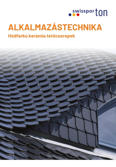 Alkalmazástechnika - Hódfarkú kerámia tetőcserepek