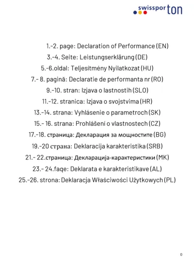 DOP swissporTON BASIC