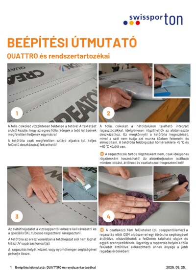 swissporTON_Beépítési_útmutató_QUATTRO_2025_HU.pdf