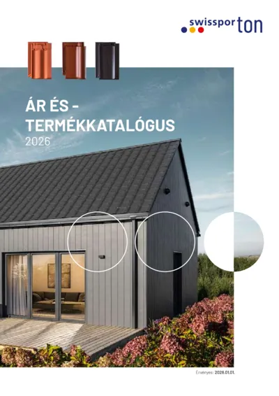 swissporTON árlista és termékkatalógus 2026