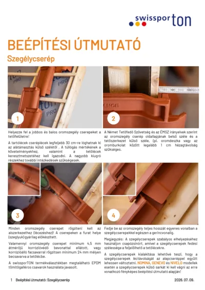 swissporTON_Beépítési_útmutató_Szegélycserép_2026_HU.pdf