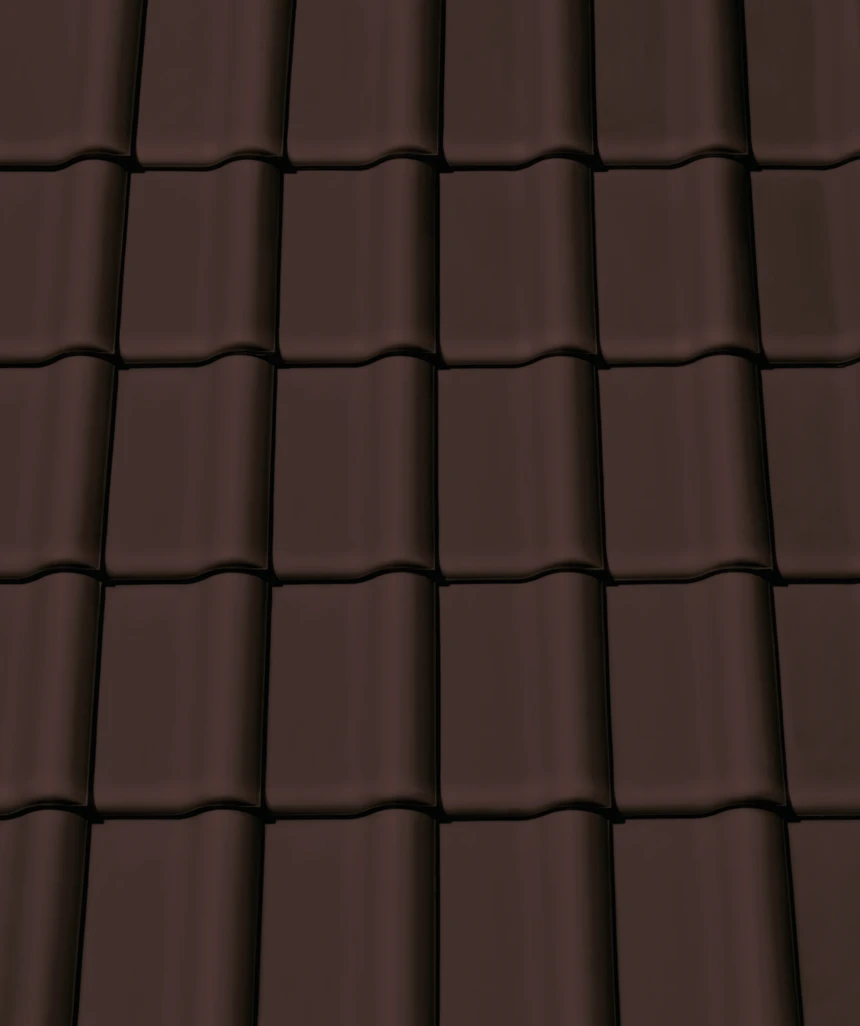 Sötétbarna   engób