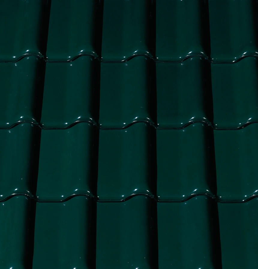 Sötétzöld   üvegmáz