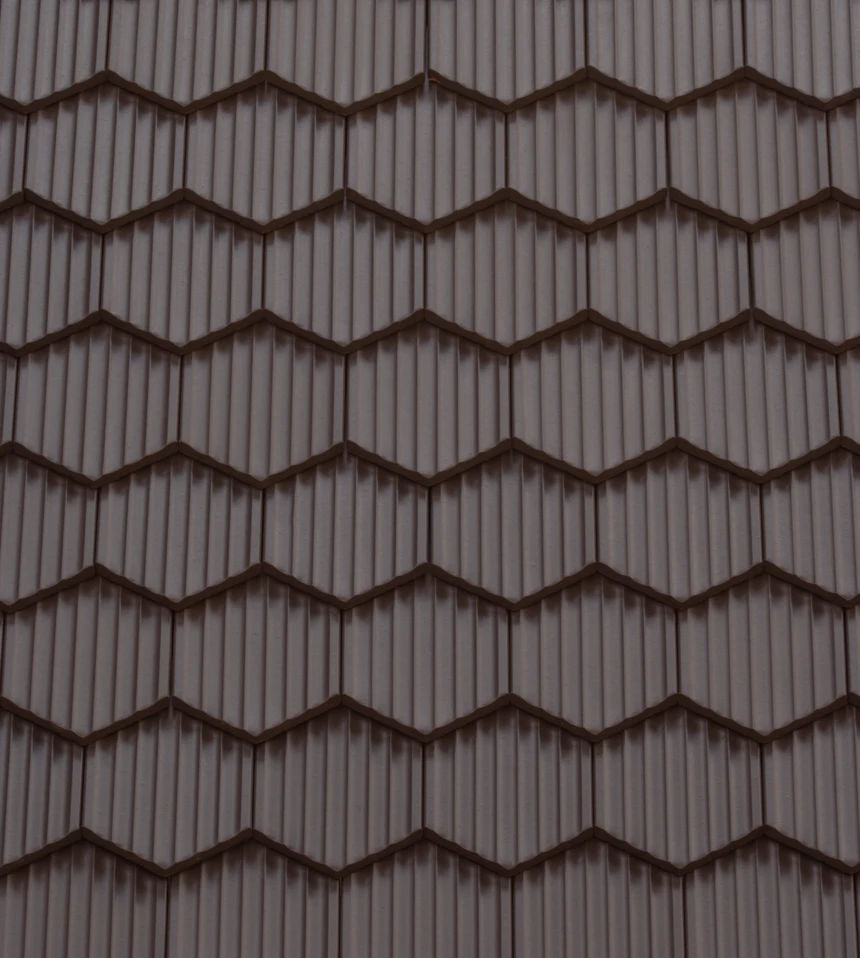 Sötétbarna   engób