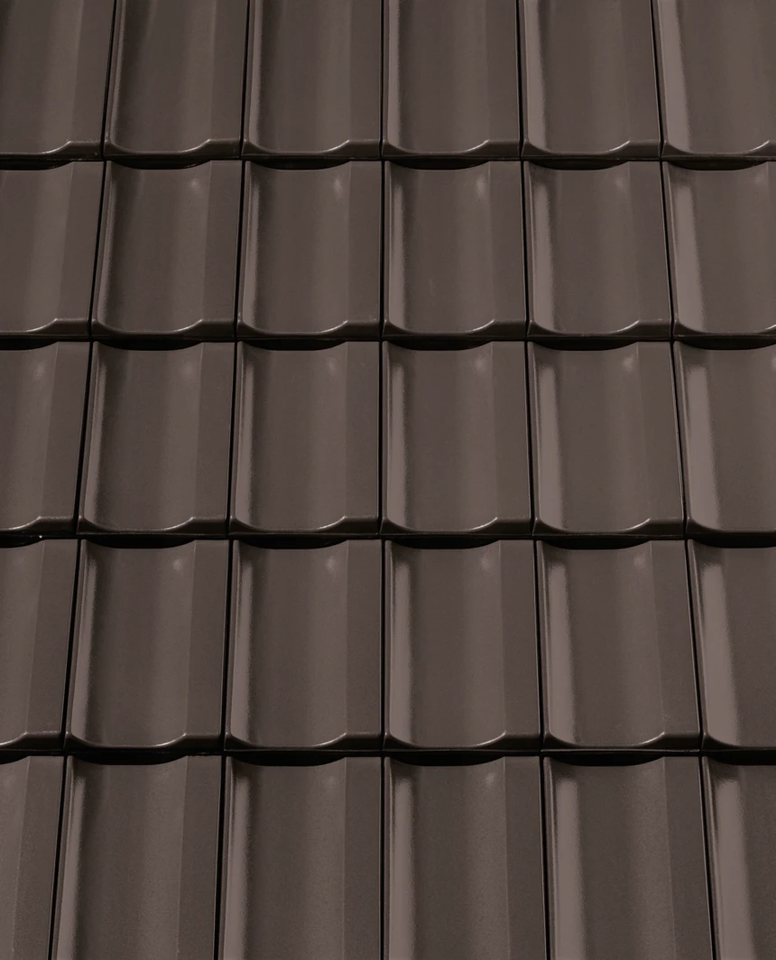 Sötétbarna   engób